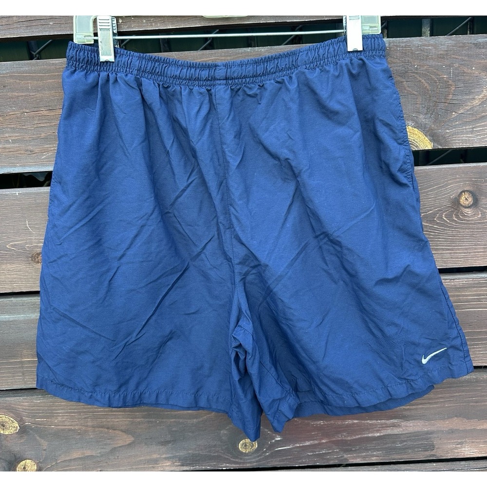 Nike Men's Gym Workout Shorts Key Back‎ Pocket Lined Size Large